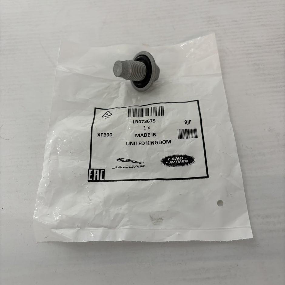 Genuine Land Rover Oil Drain Plug - 1013938 or LR073675